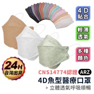 大成 4D魚型醫療口罩 台灣製KF94 20入【ARZ】【D020】醫療口罩 3D立體口罩 成人口罩 醫用口罩 魚型口罩