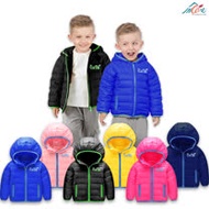 【Incare】幼童優質白鴨絨連帽保暖羽絨外套-男女款(100CM-140CM)-兩件組