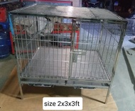 DOG CAGE STAINLESS