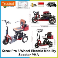 Multiple Variations Escooter Xerox Pro 3 Wheel Electric Mobility Scooter PMA Adjustable Electric Scooter