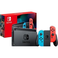 【Nintendo 任天堂】Switch 新型續航力加強版主機 電光紅藍(台灣公司貨)