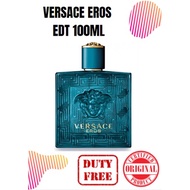 Original versace eros edt 100ml /lelaki perfume/mens perfume/minyak wangi/perfume/hadiah/gift set