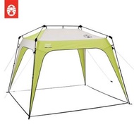 【Coleman】快搭半截式遮陽帳 /300 萊姆綠 CM-7214J(速搭 天幕帳 帳篷 露營 野餐)