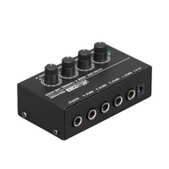 Portable Mini 4 Channel Audio Mixer Micro Low Noise Karaoke Mono Mixer For Family KTV Audio Mixer