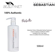 Sebastian Potion 9 Wearable Styling Treatment – Leave in Styling Conditioner, 500ml (Suitable for All Hair Types)