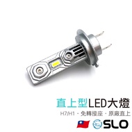 SLO【D9 直上型LED大燈】H1 H7 免轉接座 隨插即用 插頭式 3570芯片 LED大燈 汽車大燈 車前大燈