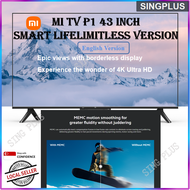 Xiaomi TV P1 32(HD) /43/55/75(Q1) Inch 4K UHD / Android 10 / Smart TV ( LOCAL SET ) ( 2021 New Model ) + Local Manufacturer Warranty + Free Delivery - BULKY