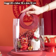 Chinese New Year Christmas Gift bag pvc bag Luxury hamper bag