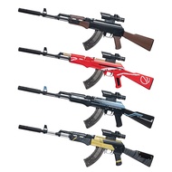 New Manual AK 47 Kids Gun Toy Live Assault Sniper Airsoft Air Gun Weapon Outdoor Single Shot Soft Water Bullet Gun Toys