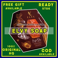Elvy Soap Original hq  Sabun Elvy Kulit Putih Perfect Skin Soap Sabun Jeragat Original HQ + Free Gift