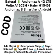 COD Baterai Smartfren Andromax A / B 4G A26C4H LTE Volte Android Gratis packing bubble wrap free batu batre batrai batterry bayar di rumah original haier lion 7.41wh 4.35v smartfren android hp tiga pin kuningan A16C3H H15408