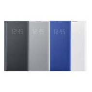 SAMSUNG GALAXY Note10+ LED 原廠皮革翻頁式皮套 (公司貨-盒裝)