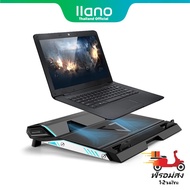 【พร้อมส่ง】 llano พัดลมโน๊ตบุ๊ค เกมมิ่ง RGB Gaming Cooling Pad ที่วางโน๊ตบุ๊ค ชุดสำหรับ Aliens Lenovo Asus Dell
