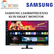 Samsung LS43BM702UEXXS 43  Inch Smart Monitor 3 Years Warranty