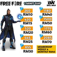 [RM10-RM70] Diamond Free Fire topup murah ff digi pin