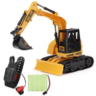 Remote Control Excavator RC Excavator toy RC Engineering Car Alloy and plastic Excavator RTR For kids Christmas gift
