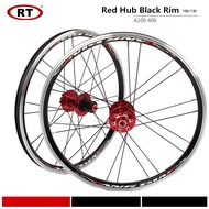 RT A100 406-451 Wheel Set Ultra Light 5 Bearing 20 Inch Folding Bike BMX Disc-V Brake Wheels gift gift