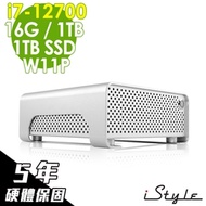 iStyle M1 迷你雙碟電腦 i7-12700/16G/1TSSD+1TB/WIFI/W11P/五年保固