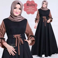 Gamis wanita terbaru 2021 / Gamis remaja terbaru 2021 modern lebaran / Ruby Maxy Dress Gamis murah meriah promo / Gamis kondangan model terbaru 2021 / gamis pesta mewah elegan / Dress wanita kekinian terbaru 2021 / Gamis jumbo ibu ibu viral