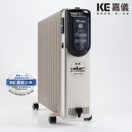 德國HELLER嘉儀 12片 電子式智慧恆溫葉片式電暖器 KED512T