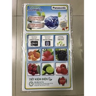 Combo of 10 Panasonic / Com refrigerator stickers 10 Panasonic refrigerator stickers (sample 4)
