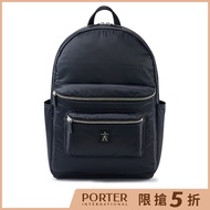PORTER - 簡約亮眼SHEER輕量百搭後背包(L) - 黑