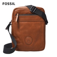 【FOSSIL】Sport 單肩真皮休閒斜背包-咖啡色 MBG9528210