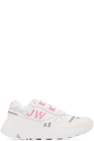 JUNYA WATANABE白色 & 粉色 Hi-Tec 联名合成皮革运动鞋