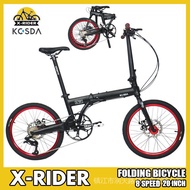 【In stock】KOSDA KSD-3 Foldable Bicycle Folding Bike 20 Inch 8 Speed Aluminum Alloy Bicycle Portable Ultra-light Small Wheel Bike