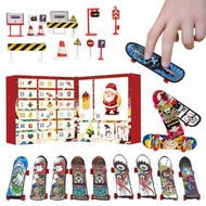 Mini Finger Skateboard Advent Calendar 24 Days Christmas Advent Calendar Colorful Mini Finger Board For Kids Teens S
