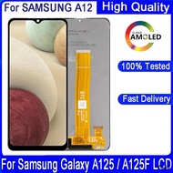 ✈❅✉Amoled A12 LCD For Samsung Galaxy A12F LCD Display With Frame SM-A125F /DSN LCD Screen Touch Scre
