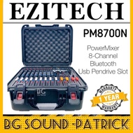 ZSmN EZITECH PM8700N 8CHANNEL POWER MIXER  WITH BLUETOOTH
