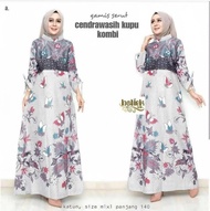 GAMIS BATIK KOMBINASI MODEL TERBARU 2020 PAKAIAN PESTA | BUSANA RESMI | BAJU KONDANGAN