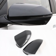 Xuming For Hyundai Elantra 2021 Carbon Fiber Pattern Car Side Mirror Cover Trim Elantra Seventh Generation Rearview Mirror Bright Strip