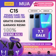 harga hp realme c15 ram 4/64/128GB 6000mAh, 18W Quick Charge, Ultra-Wide Quad Camera terbaru 2020,COD,Terjual besar-besaran lewat penjualan ponsel