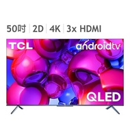 TCL 50吋 QLED量子智能連網液晶顯示器不含視訊盒 50C715