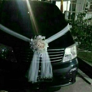 Bridal car Decoration/wedding car/Bridal car flower bucket/flower wedding car