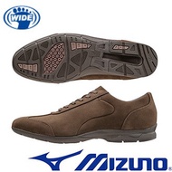 【美津濃MIZUNO】WAVE LD40 CROSS時尚設計的寬楦健走鞋-深咖啡/男-原價4980元