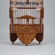 Bird cage mata puteh - children's design