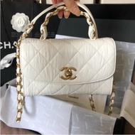 Paris bought brand new authentic limited designs of COCO CHANEL CHANEL 20 spring and summer Handle mini flap in hand bag shoulder bag