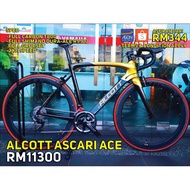 ALCOTT ROAD BIKE ASCARI ACE FULL SHIMANO DURACE R91000 (RB)