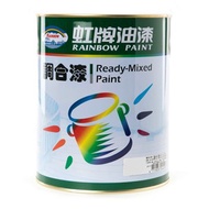 虹牌油漆 彩虹屋 調合漆 有光 咖啡色 0.8L