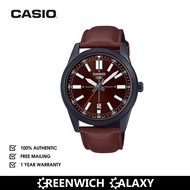 Casio Analog Leather Dress Watch (MTP-VD02BL-5E)