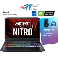 ACER NITRO 5 AN515-57-556R(I5-11400H)/AN515-55-537A(I5-10300H)/AN515-57-78PJ (I7-11800H) GAMING LAPTOP (NVIDIA RTX 3060 6GB)