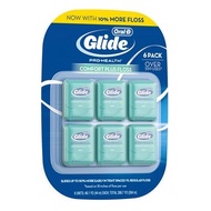 Glide 清潔舒適牙線 - 薄荷口味 44 公尺 6 入