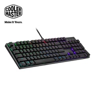 Cooler Master SK652 矮軸RGB機械式鍵盤 黑色青軸(中刻)
