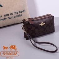 กระเป๋าสตางค์coach ขนาด6นิ้ว ใบสั้น2ซิป