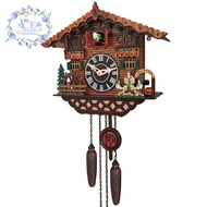 Wooden Clock Wall Mounted Clock Bird Alarm Clock Cuckoo Clocks for Home Kid's Room Decoration