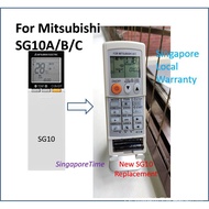 FOR Mitsubishi  UNVERSUAL Replacement for Mitsubishi Aircon Remote Control  SG10A SG10B SG10C SG10D