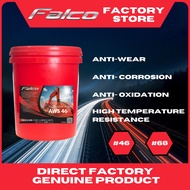 FALCO AWS 46 HEAVY DUTY HYDRAULIC OIL 18 LITERS WITH GROUP II VIRGIN BASE OIL FORMULATION *ANTI WEAR/ EXTREME PRESSURE